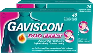 Gaviscon Duo Efekt Tablety