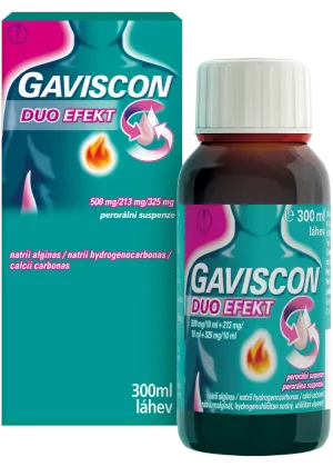 Gaviscon Duo Efekt Perorální suspenze 300 ml